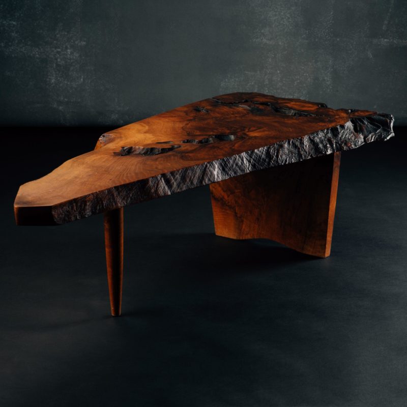 George Nakashima Conoid Coffee Table in English Walnut, 1969