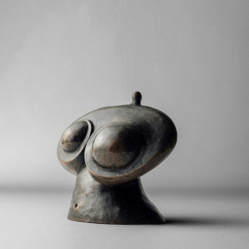 Surrealist Bronze Abstract Sculpture