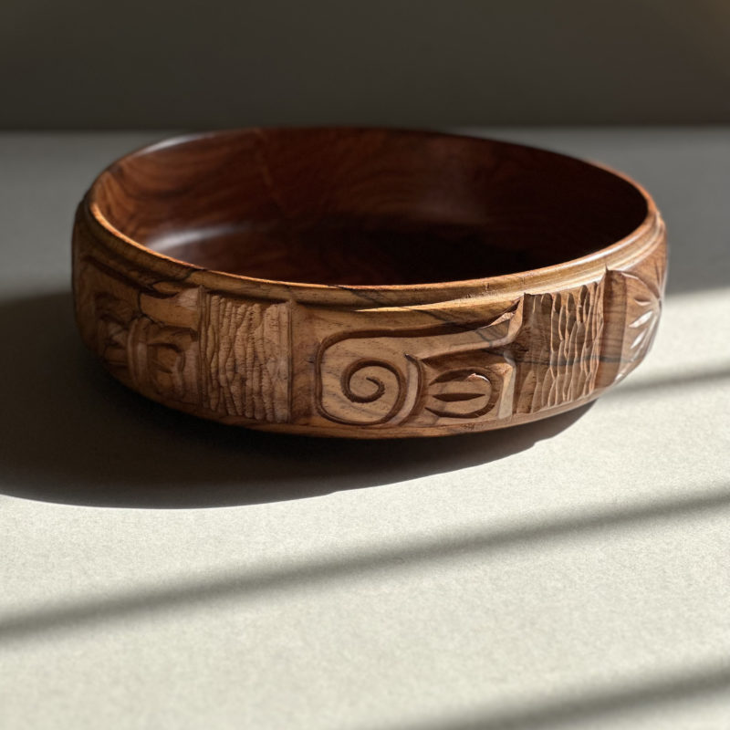 Hand Carved Bowl After Leroy Setziol