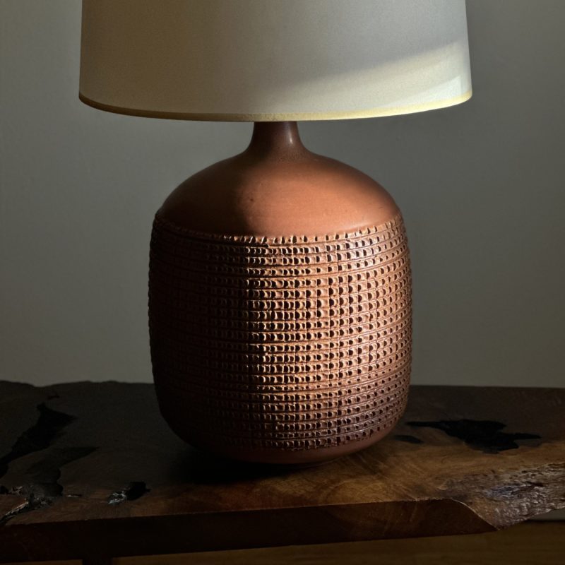 Design Technics Terracotta Glaze Lamp