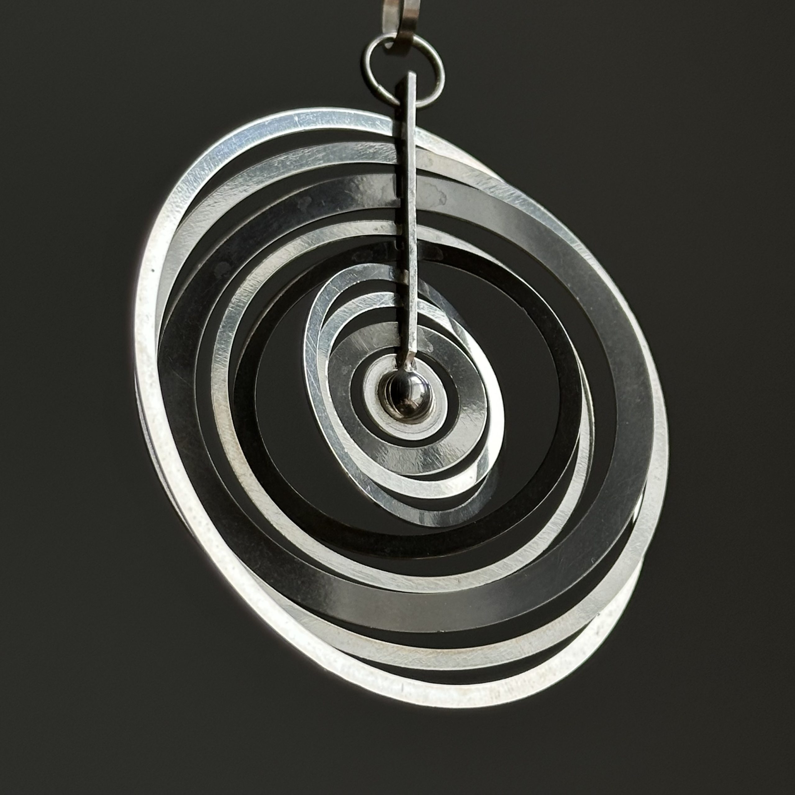 Tapio Wirkkala Hopeakuu Pendant 1974 Satyricon Antiques