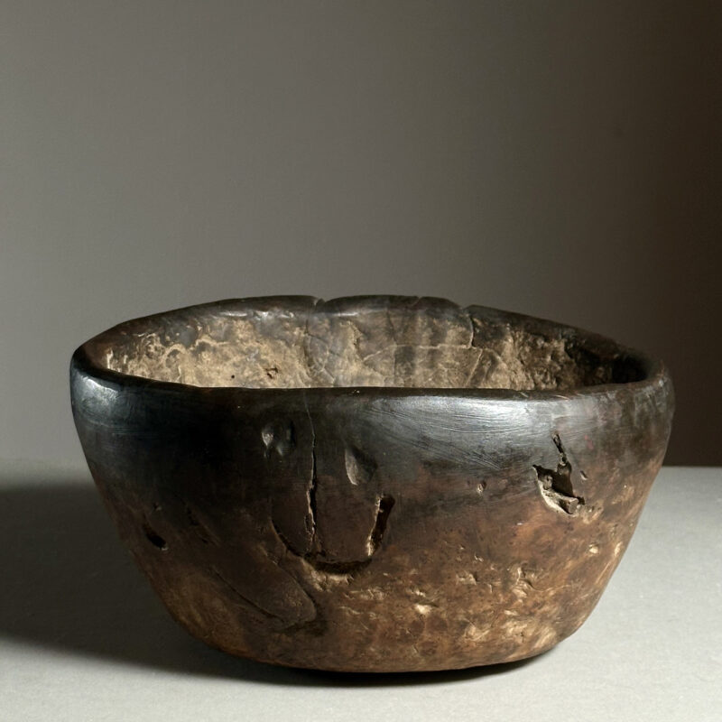 Primitive Burl Wood Bowl, 19th Century