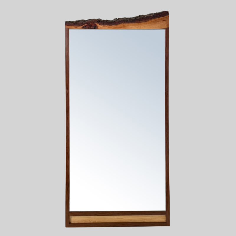 Live Edge Walnut Mirror