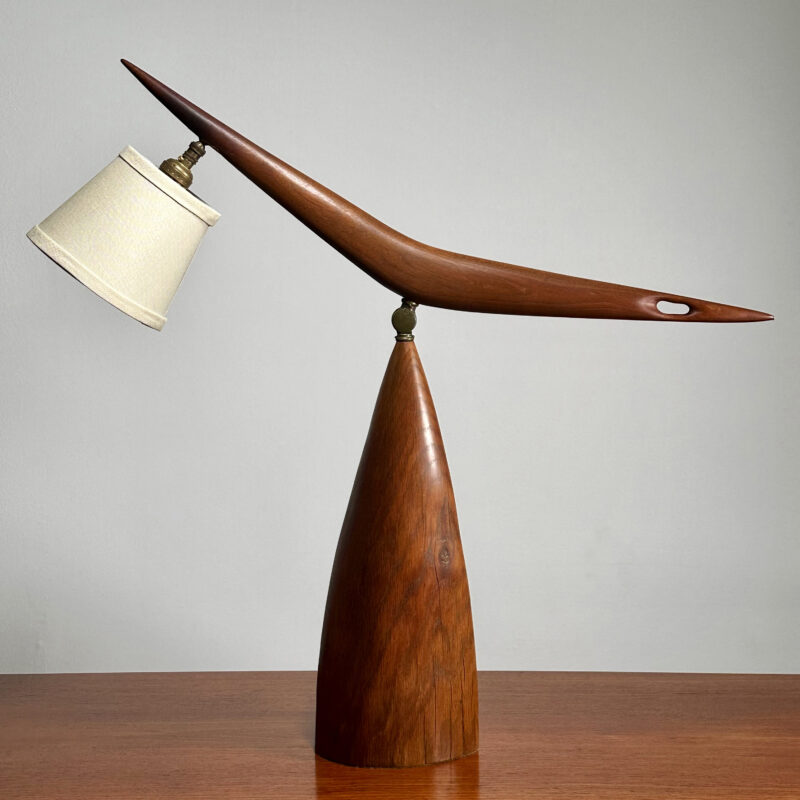 American Studio Articulating Lever and Fulcrum Lamp