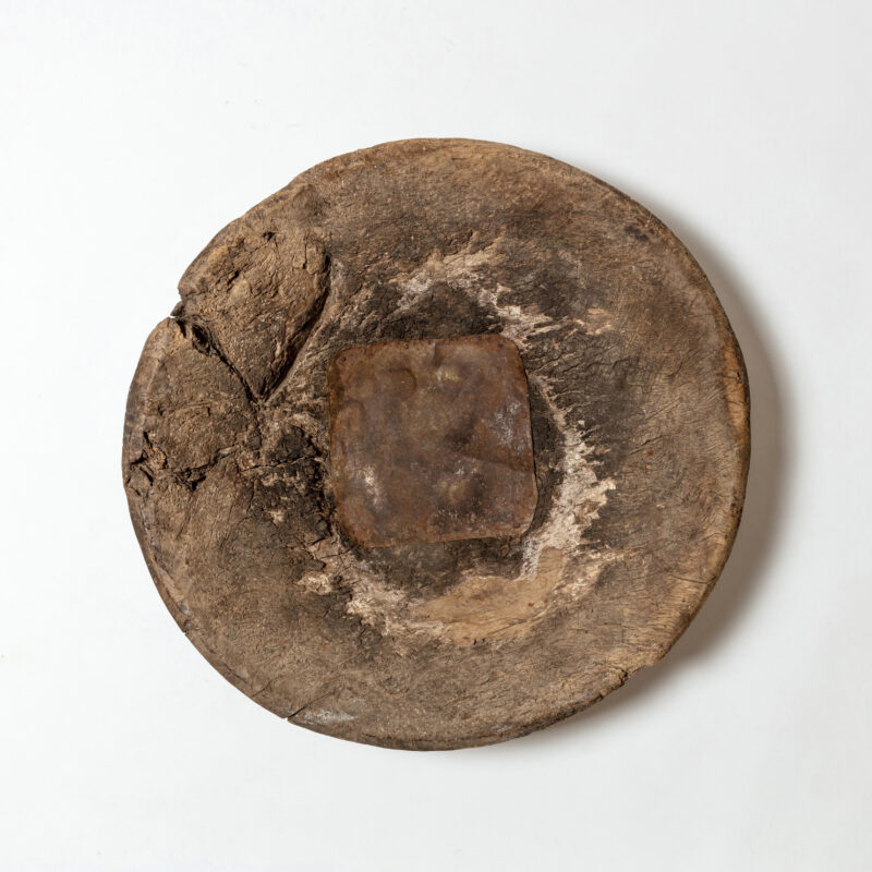 Large Mortar with Repairs, 19th Century