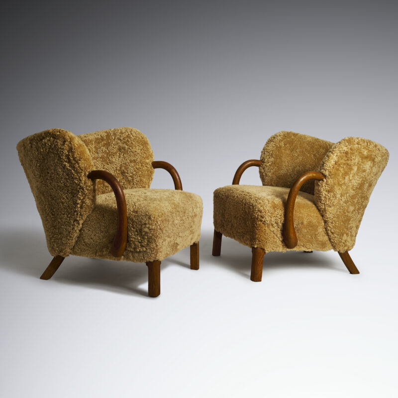 Viggo Boesen Pair of Lounge Chairs