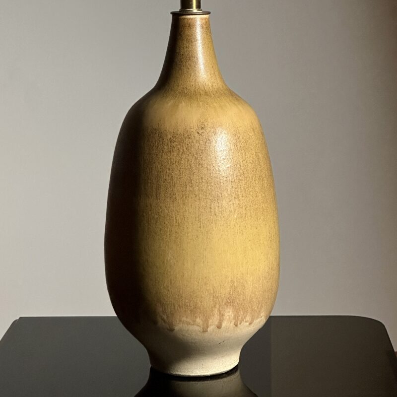 Design Technics Golden Yellow Glaze Lamp