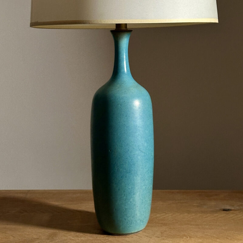 Design Technics Persian Turquoise Glaze Lamp